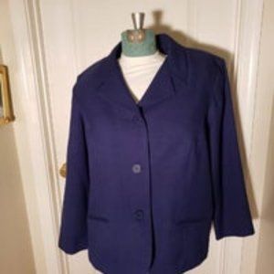 Leslie Fay blue Blazer